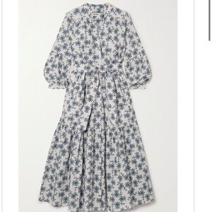 Cefinn Floral Blue and White Women's Dress 4 aso Julia Berolzheimer